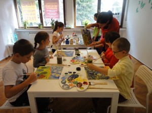 La atelierul de arte plastice